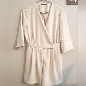 NWOT Beige Classy Romper S